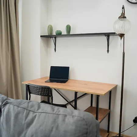 с терасой и видом на золотой рог Apartment